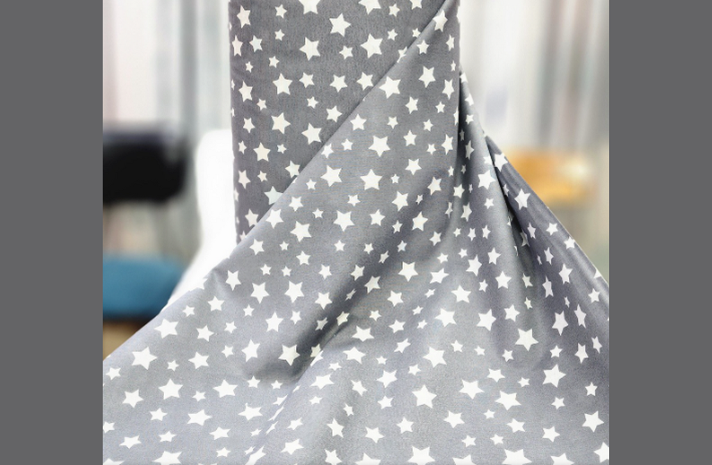 Set Lenjerie de Pat de Lux din Bumbac Ranforce | Stelute, King Size, 4 Piese – Model Starlight